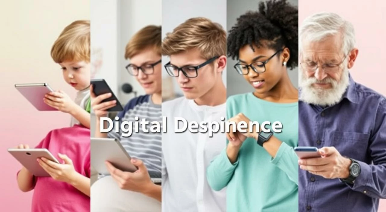 Dependência Digital por Faixa Etária