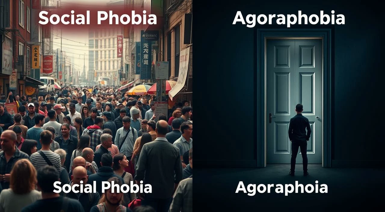 Diferenças entre Fobia Social e Agorafobia