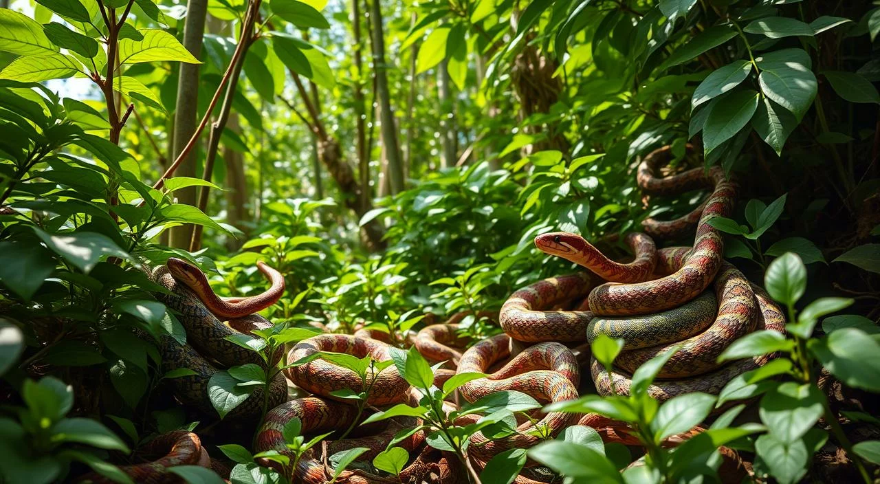 Serpentes na natureza