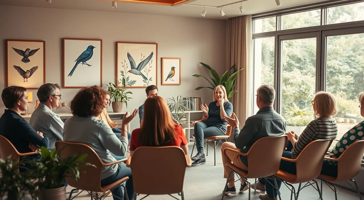 grupos de apoio para medo de aves